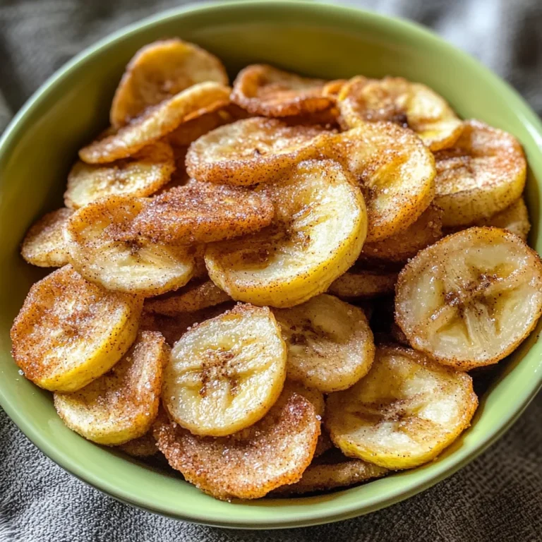 Air Fryer Cinnamon Banana Chips