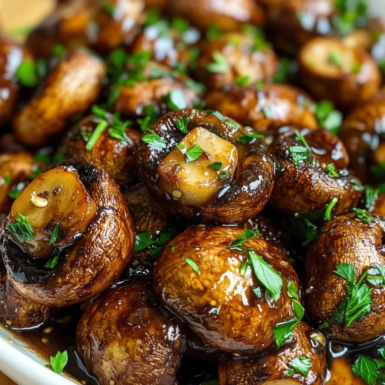 Balsamic Roasted Mushrooms