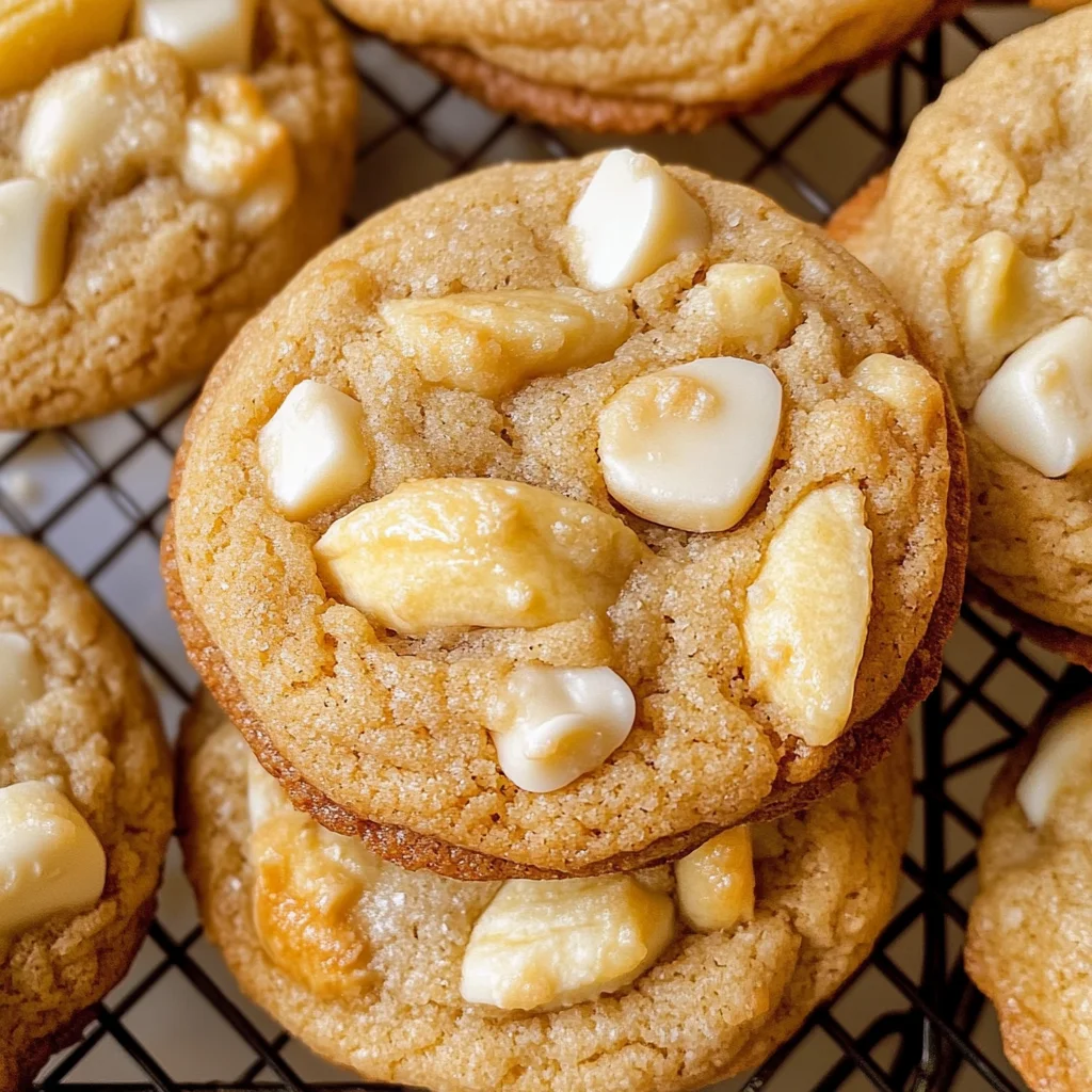 Banana Pudding Cookies with White Chocolate Chips