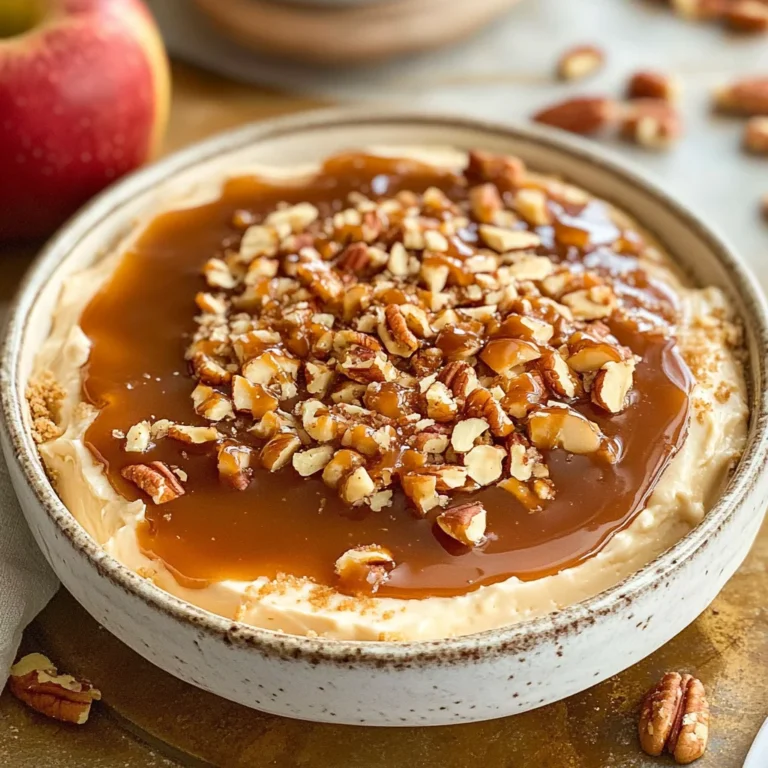 Caramel apple cheesecake dip recipe