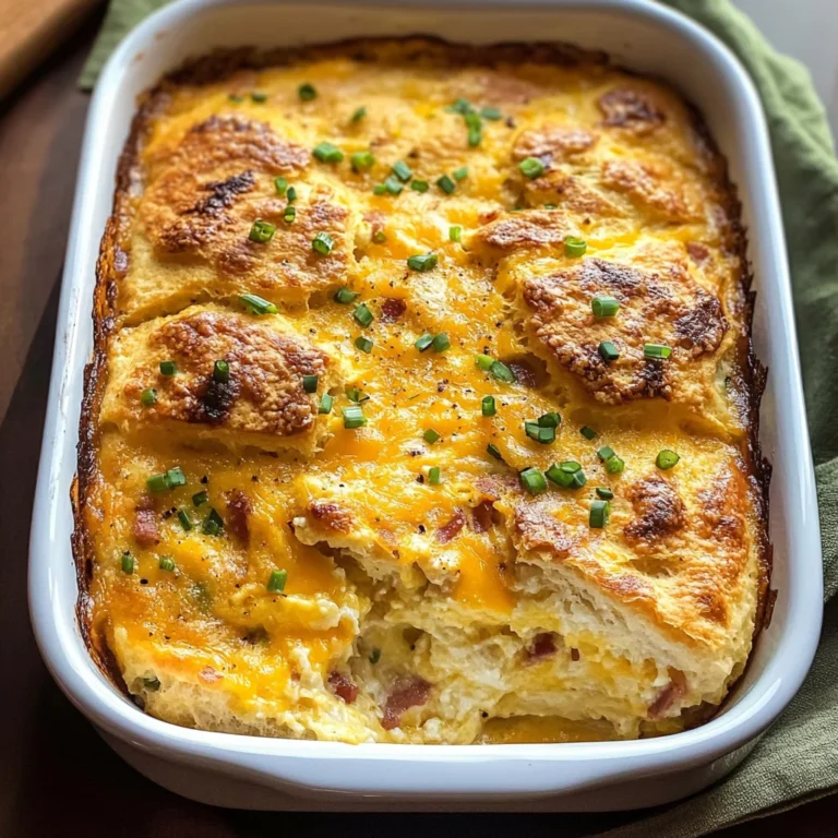 Cheddar Bay Biscuit Egg Breakfast Casserole