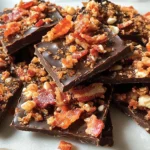 Chocolate, Caramel, Marshmallow, Whiskey & Bacon Bark