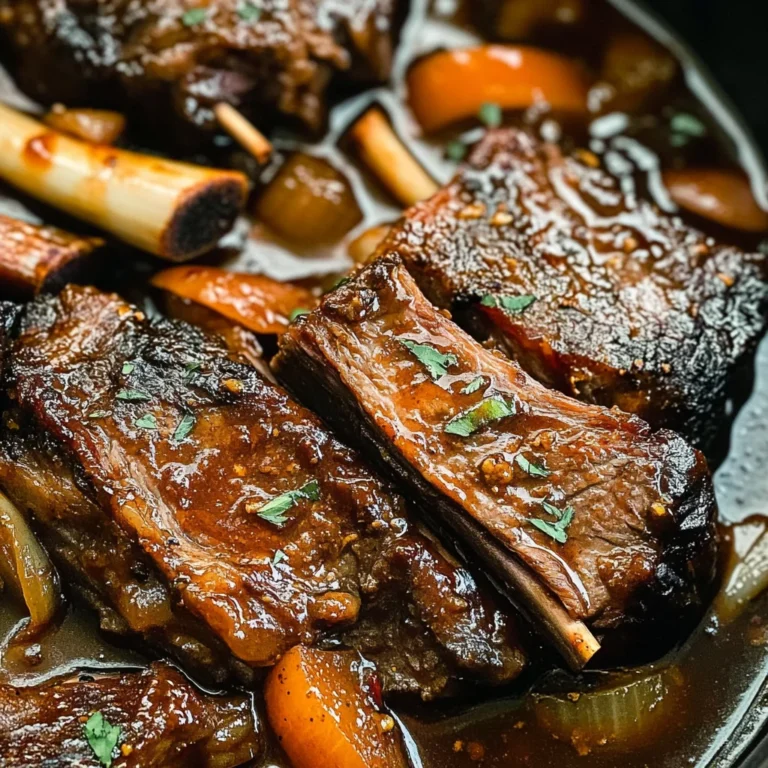 Easy Beef Short Ribs in a Crock Pot