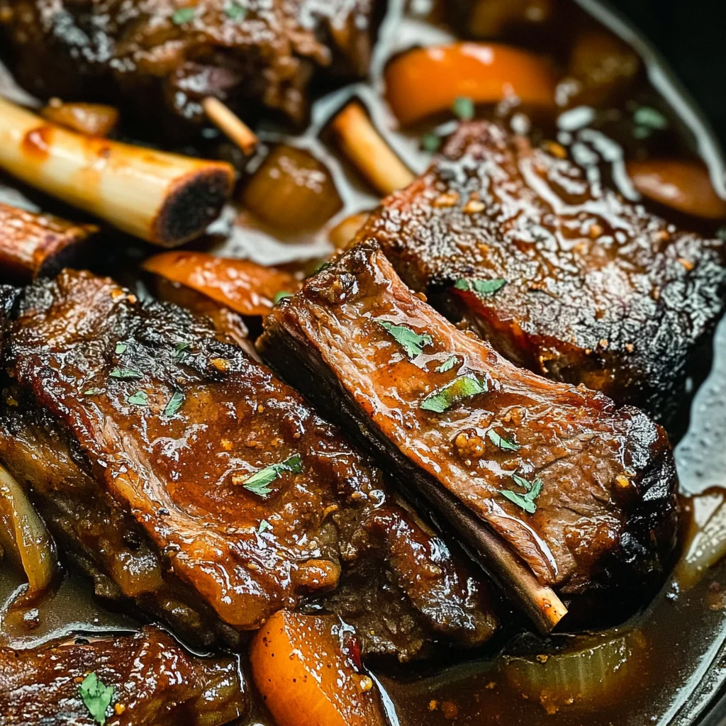 Easy Beef Short Ribs in a Crock Pot