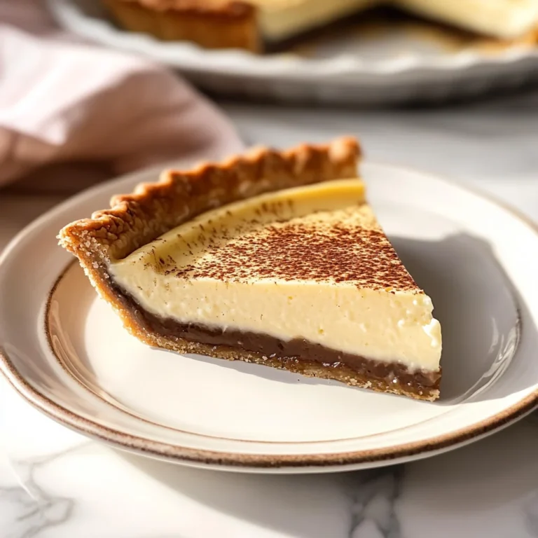 Espresso Custard Pie