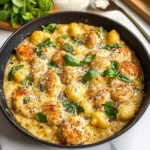Garlic Chicken Gnocchi Skillet