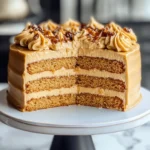 Irresistible Caramel Coffee Buttercream Cake