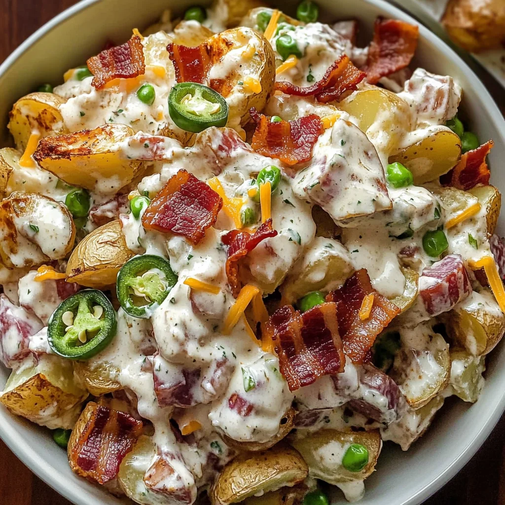 Jalapeno Popper Roasted Potato Salad