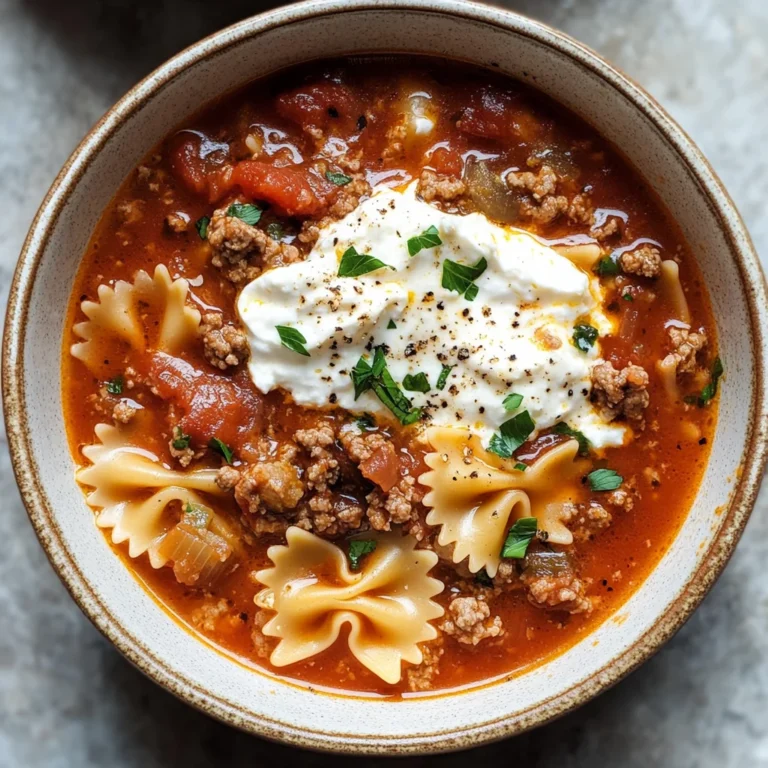 Lasagna Soup