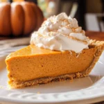 No Bake Marshmallow Pumpkin Pie