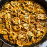 One-Pot Spicy Garlic Butter Chicken Tortellini