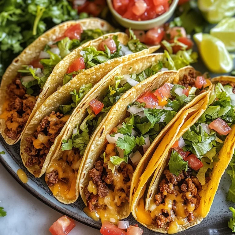 Oven-Baked Cheesy Tacos (Crispy & Loaded) You'll Love