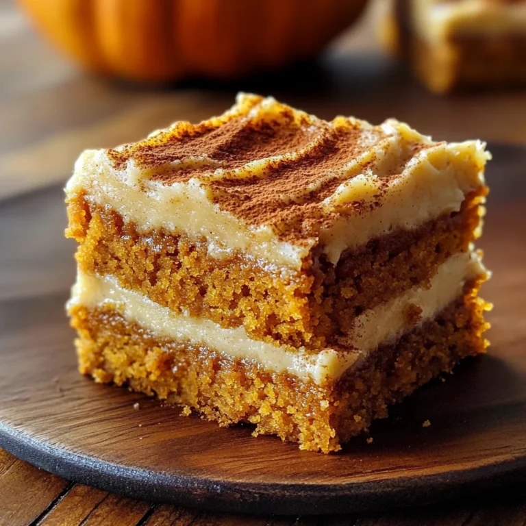 Pumpkin Bars with Brown Sugar Frosting