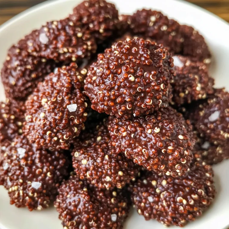 Quinoa Chocolate Crisps