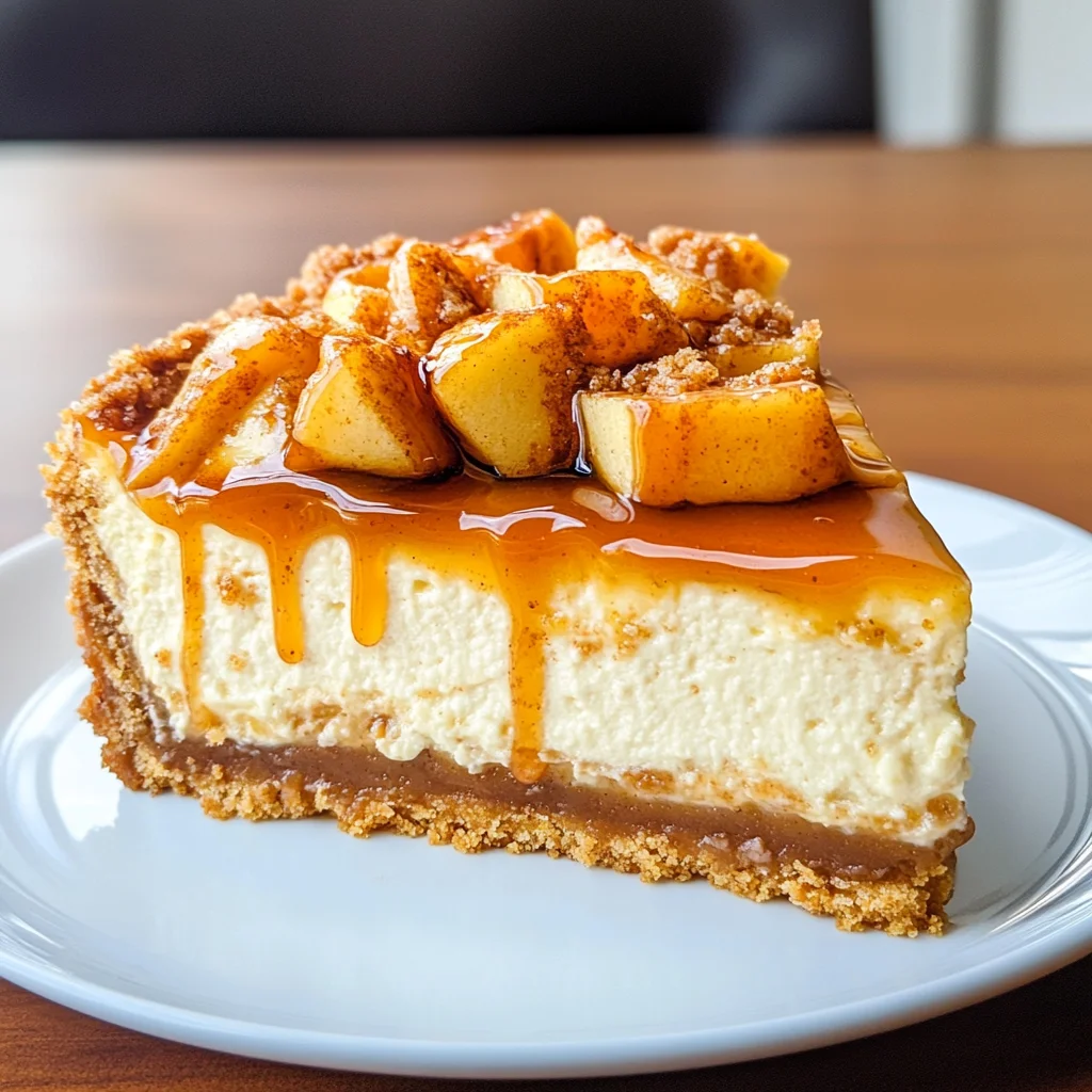 Salted Caramel Apple Pie Cheesecake Recipe