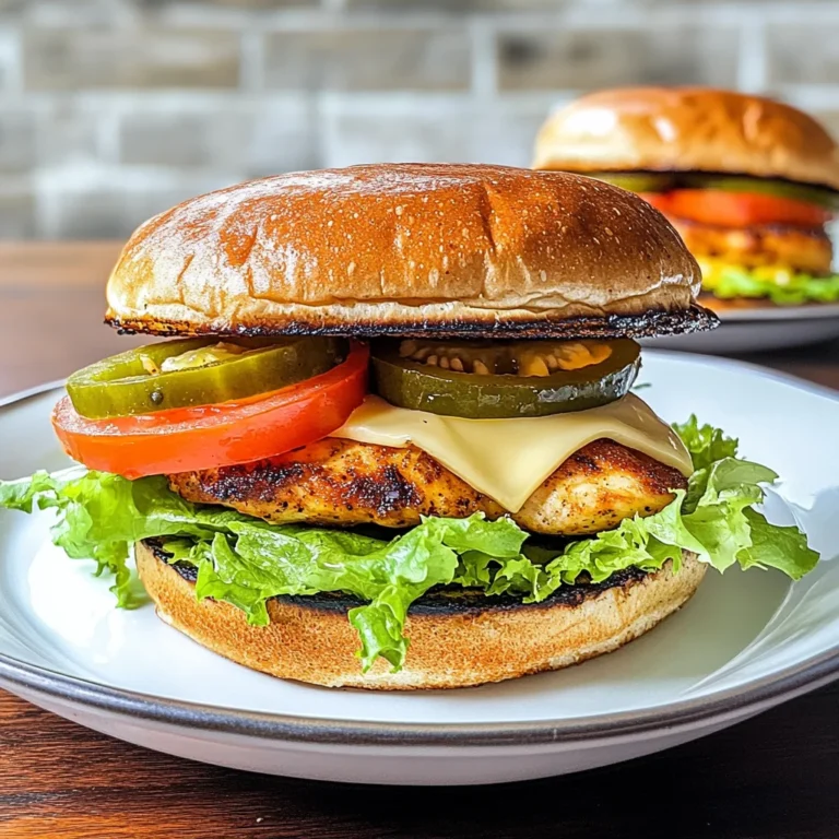 Spicy Chipotle Chicken Burger