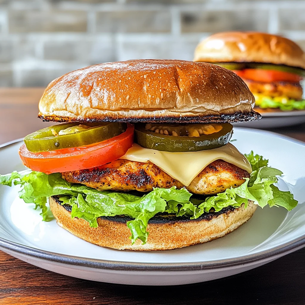 Spicy Chipotle Chicken Burger
