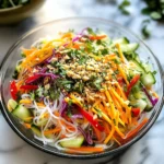 Spring Roll Salad with Spicy Ginger Dressing: An Incredible Ultimate Recipe