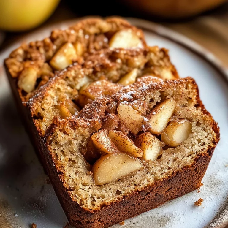 Warm Cinnamon-Spiced Apple Bread