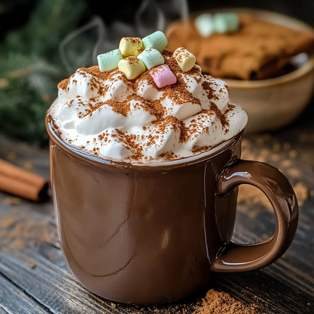 Warming Gingerbread Hot Chocolate