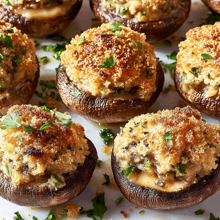 Delicious Restaurant-Style Stuffed Mushrooms: An Easy Copycat Recipe to Try at Home