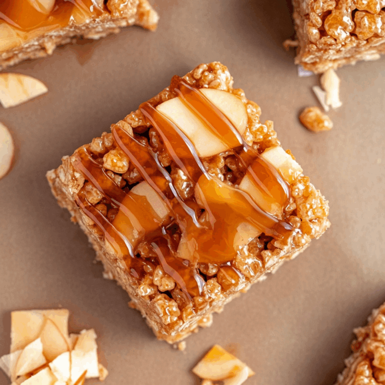 Apple Pie Rice Krispie Treats