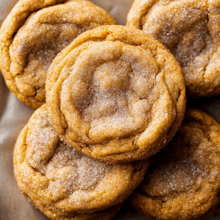 Chewy Pumpkin Snickerdoodles Recipe