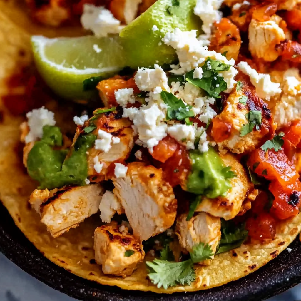 Easy Chicken Street Tacos Recipe