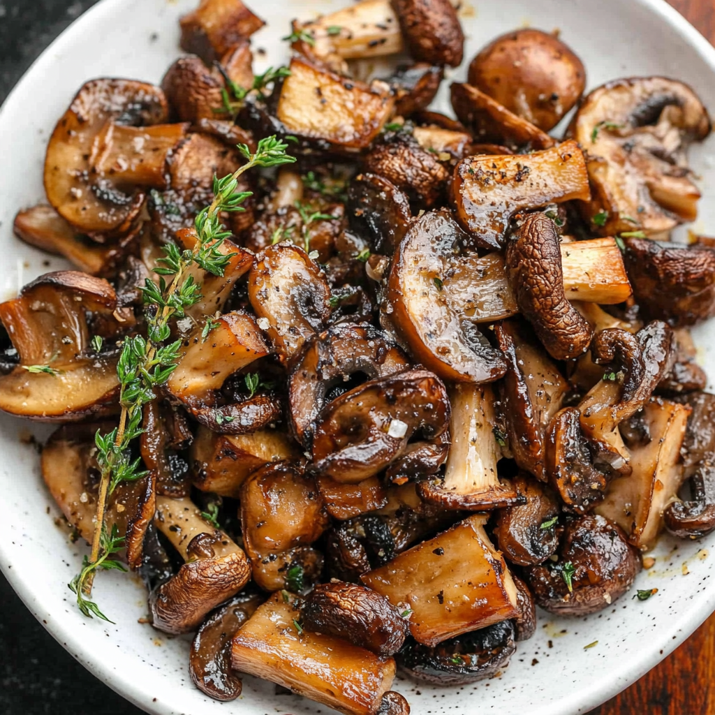 Roasted Mushrooms Recipe
